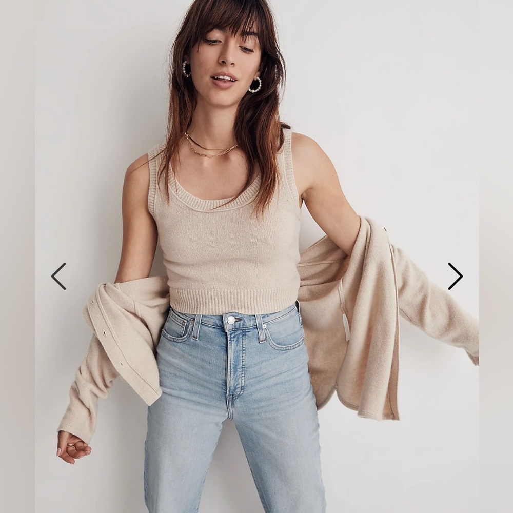 Madewell sweater vest.